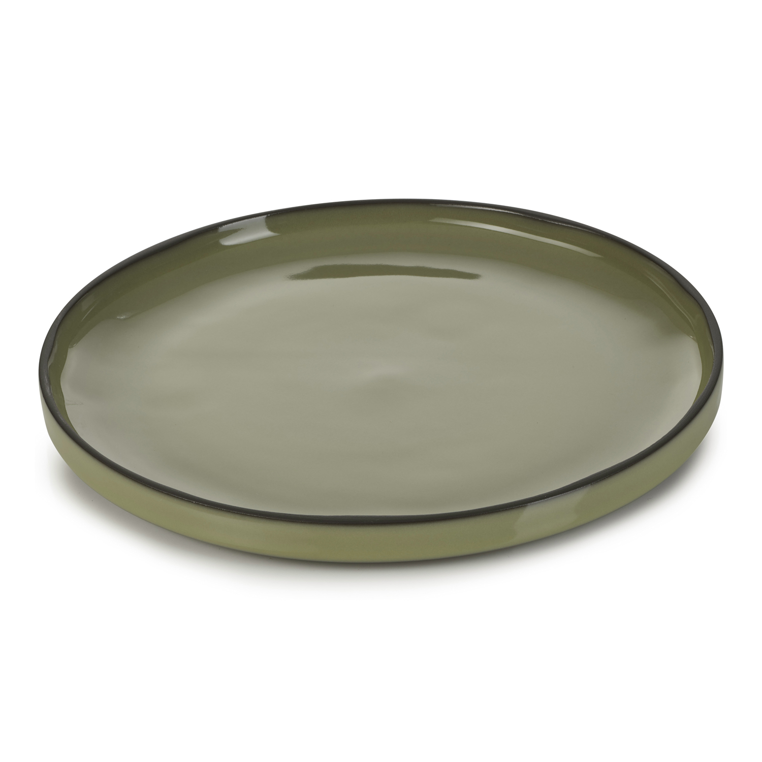 Dessertbordje CARACTERE 21 cm, kaki, REVOL