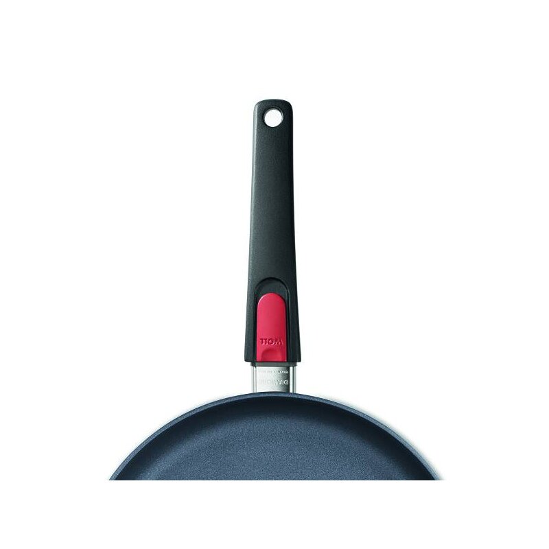 Koekenpan met anti-aanbaklaag DIAMOND LITE 28 cm, afneembare steel, titanium, WOLL