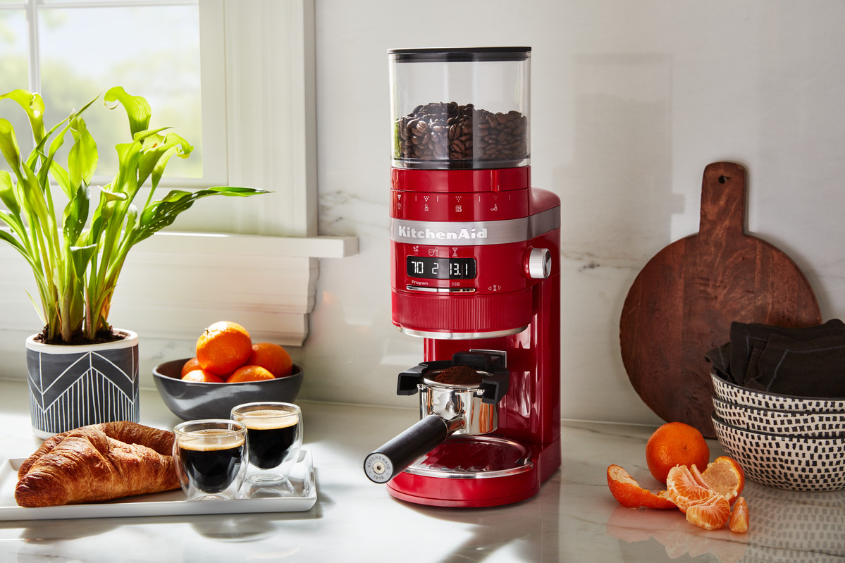 Koffiemolen 5KCG8433EER, keizerrood, KitchenAid
