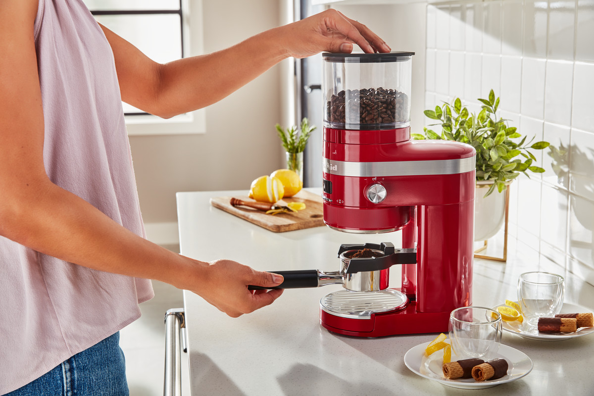 Koffiemolen 5KCG8433EER, keizerrood, KitchenAid