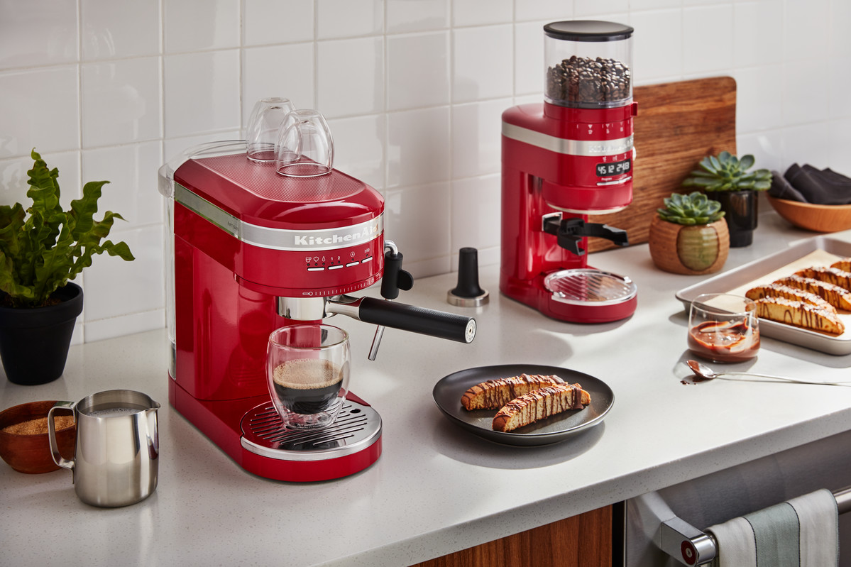 Koffiemolen 5KCG8433EER, keizerrood, KitchenAid