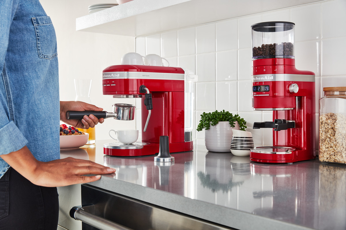 Koffiemolen 5KCG8433EER, keizerrood, KitchenAid