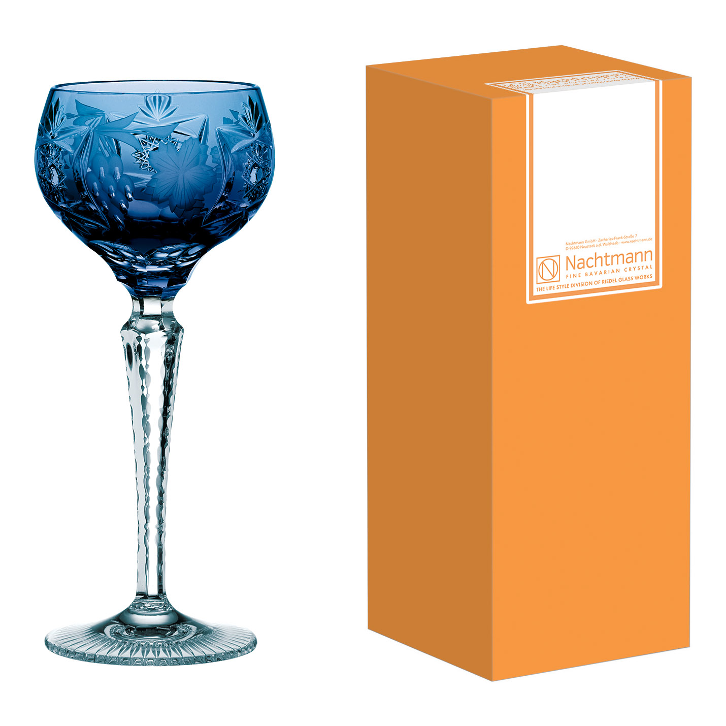 Wijnglas TRAUBE 230 ml, kobaltblauw, Nachtmann