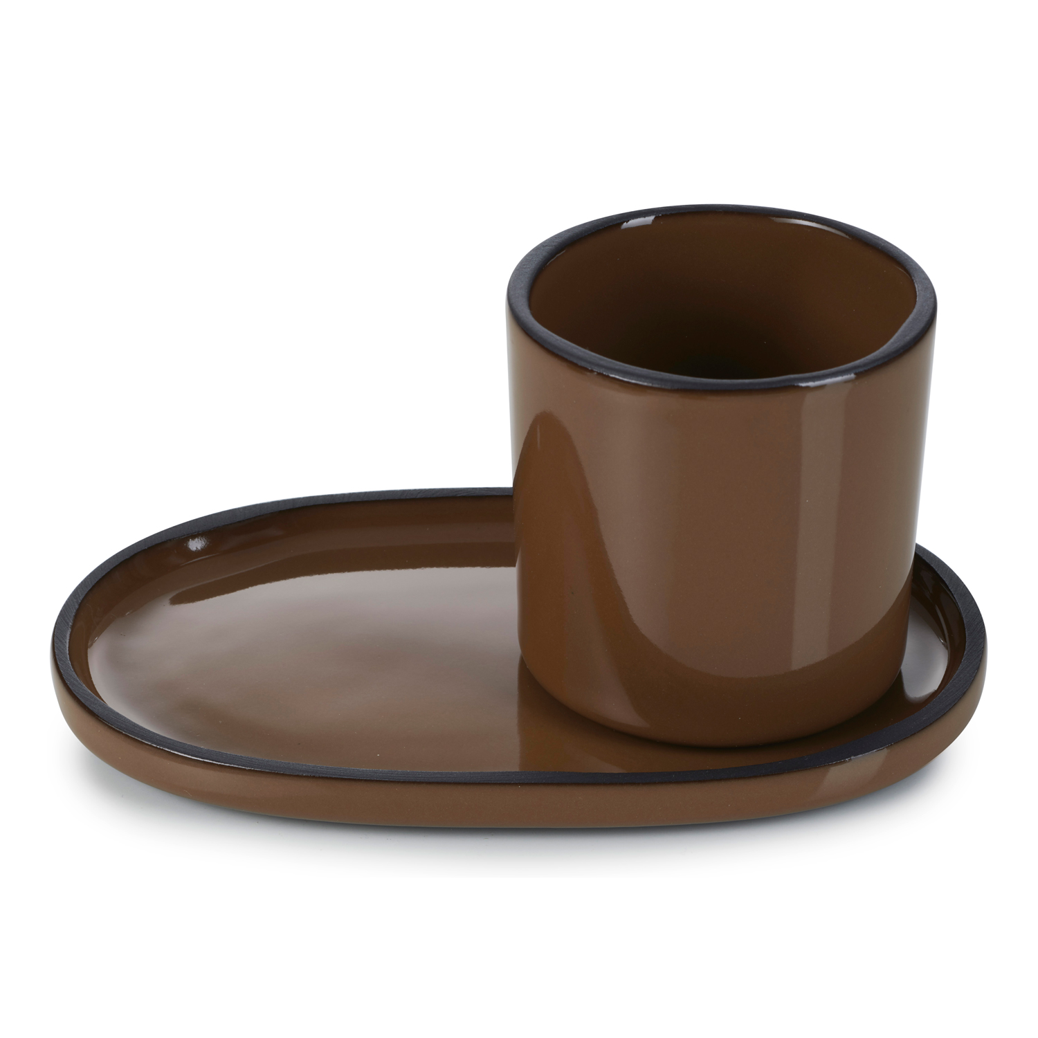 Espressokopje CARACTERE 80 ml, bruin, REVOL
