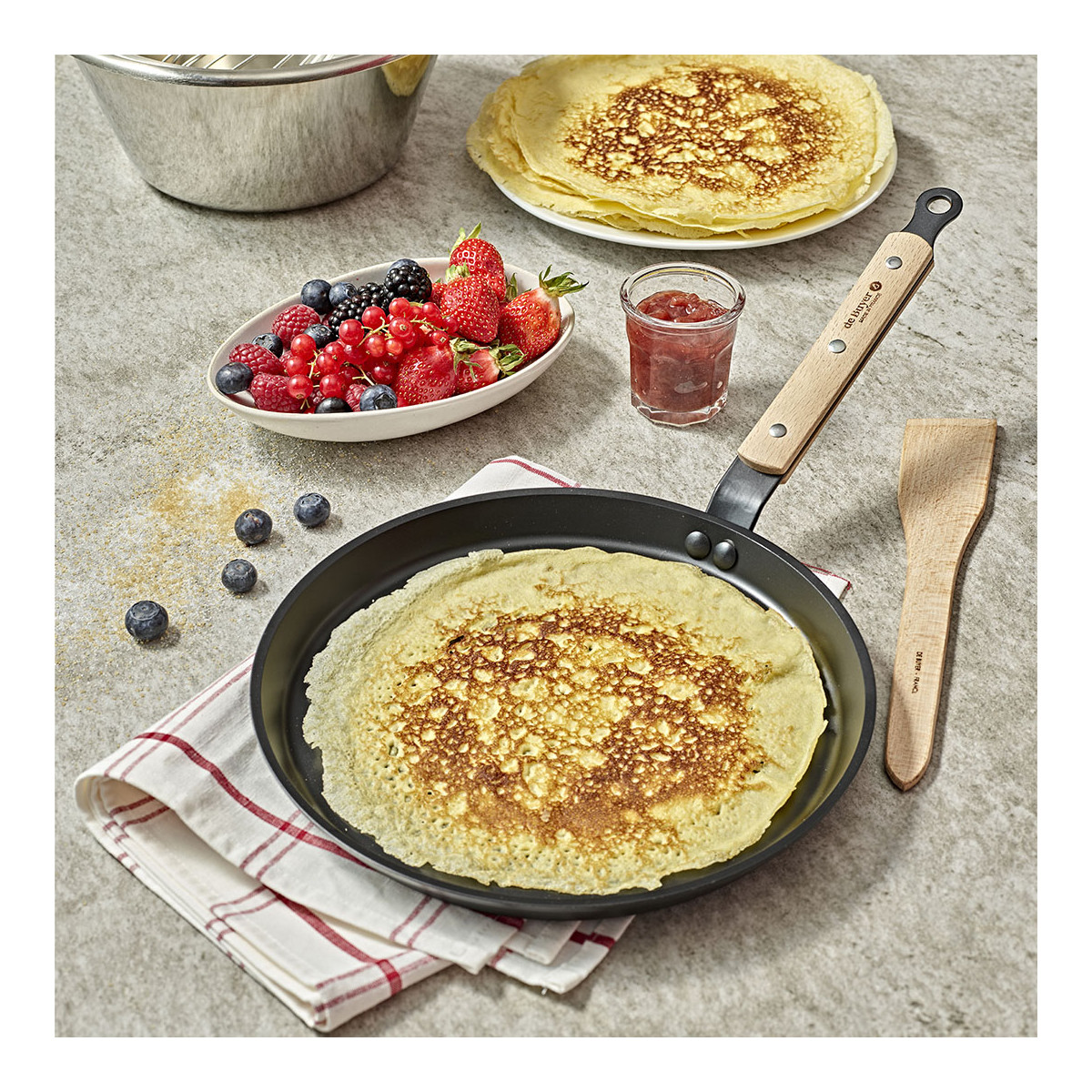 Crepe-pan CHOCK B BOIS 30 cm, de Buyer