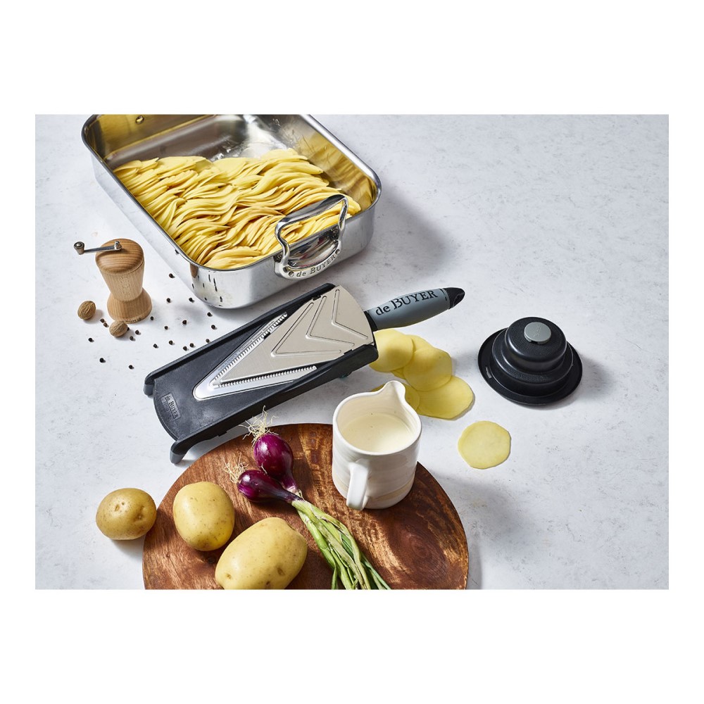 Mandoline COBRA V AXIS, zwart, de Buyer