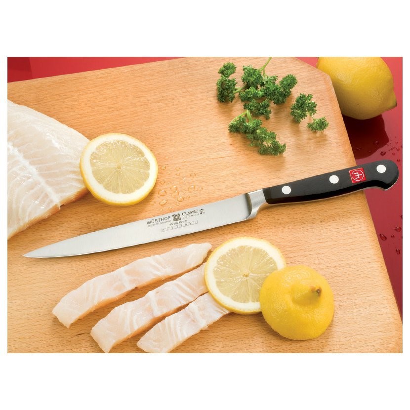 Vis-fileermes CLASSIC 16 cm, flexibel, Wüsthof