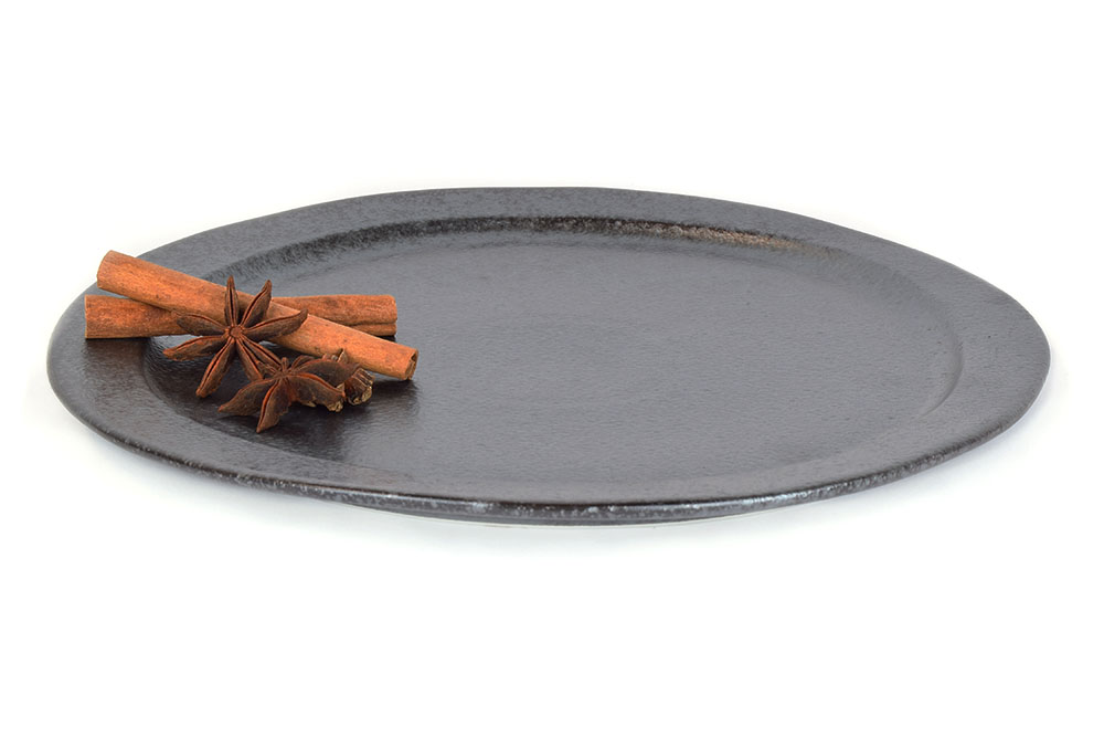 Dineerbord CRAFT BLACK 24,5 cm, MIJ