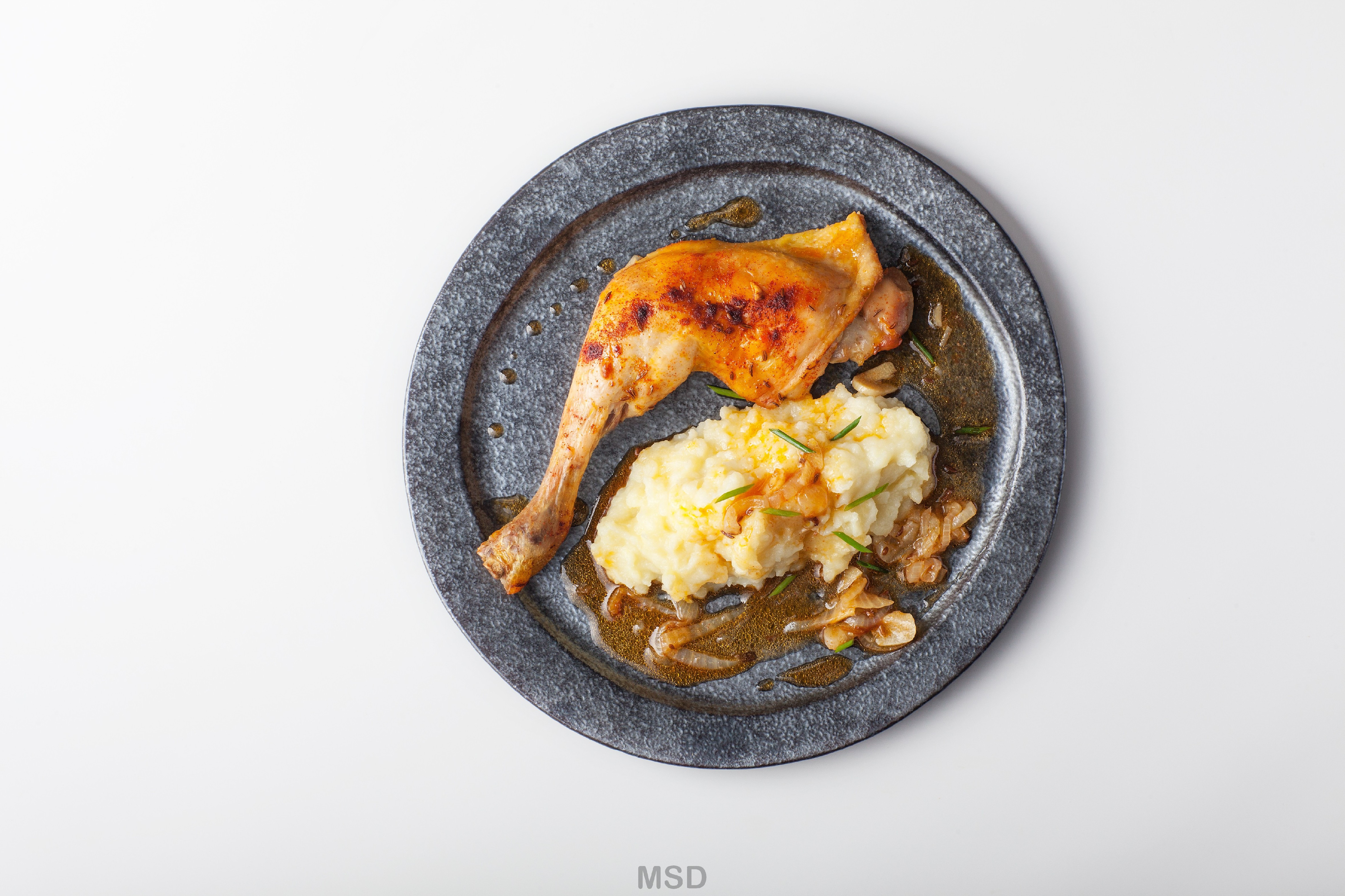 Dineerbord CRAFT BLACK 24,5 cm, MIJ