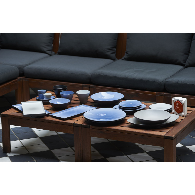 Dessertbord EQUINOXE 24 cm, blauw, REVOL