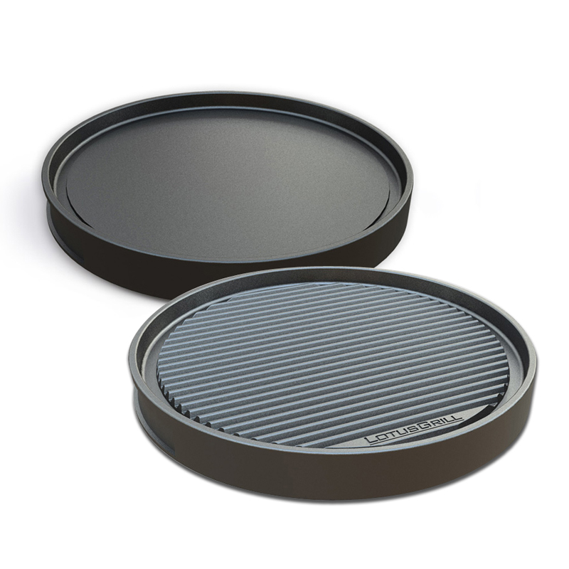 Grillplaat voor LotusGrill, 32 cm, dubbelzijdig, LotusGrill