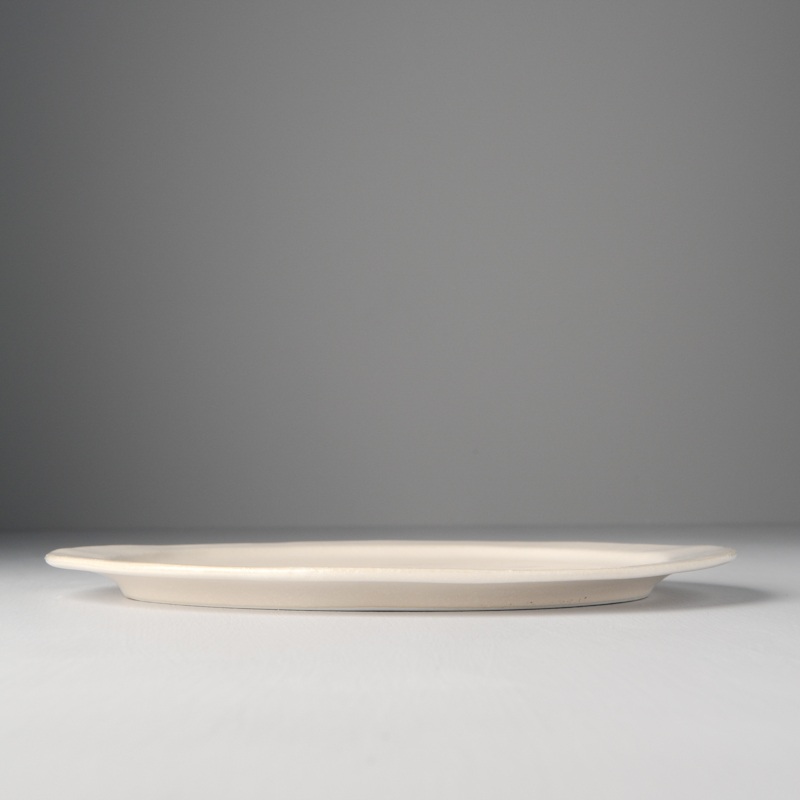 Dineerbord CRAFT WHITE 25,5 cm, wit, MIJ