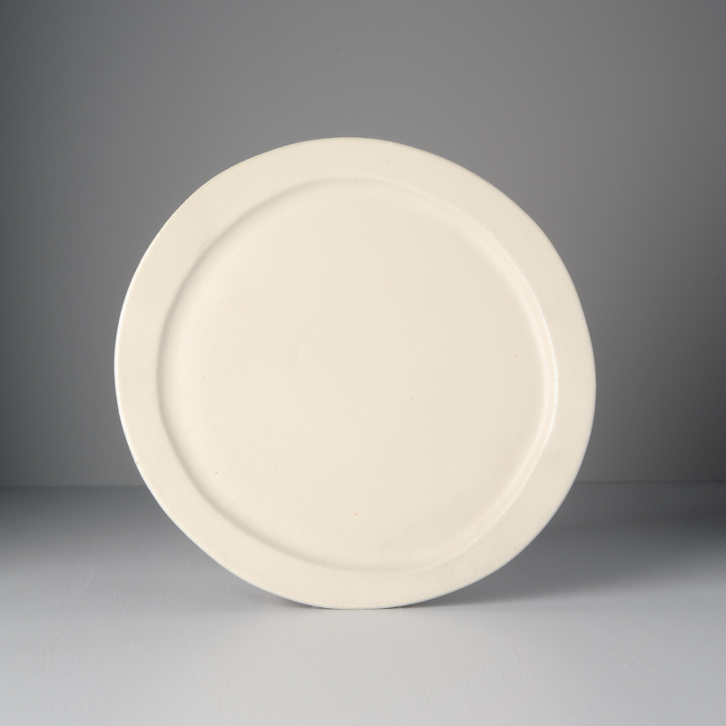Dineerbord CRAFT WHITE 25,5 cm, wit, MIJ