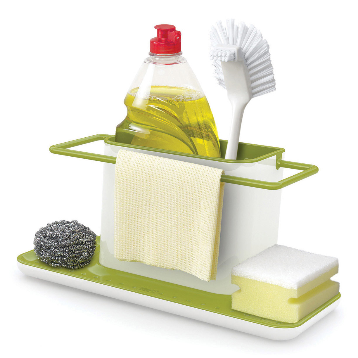 Aanrechtbakje CADDY L, groen, Joseph Joseph