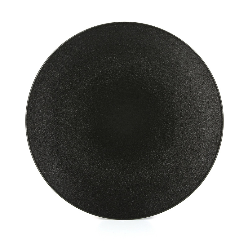 Dineerbord EQUINOXE 26 cm, zwart, REVOL