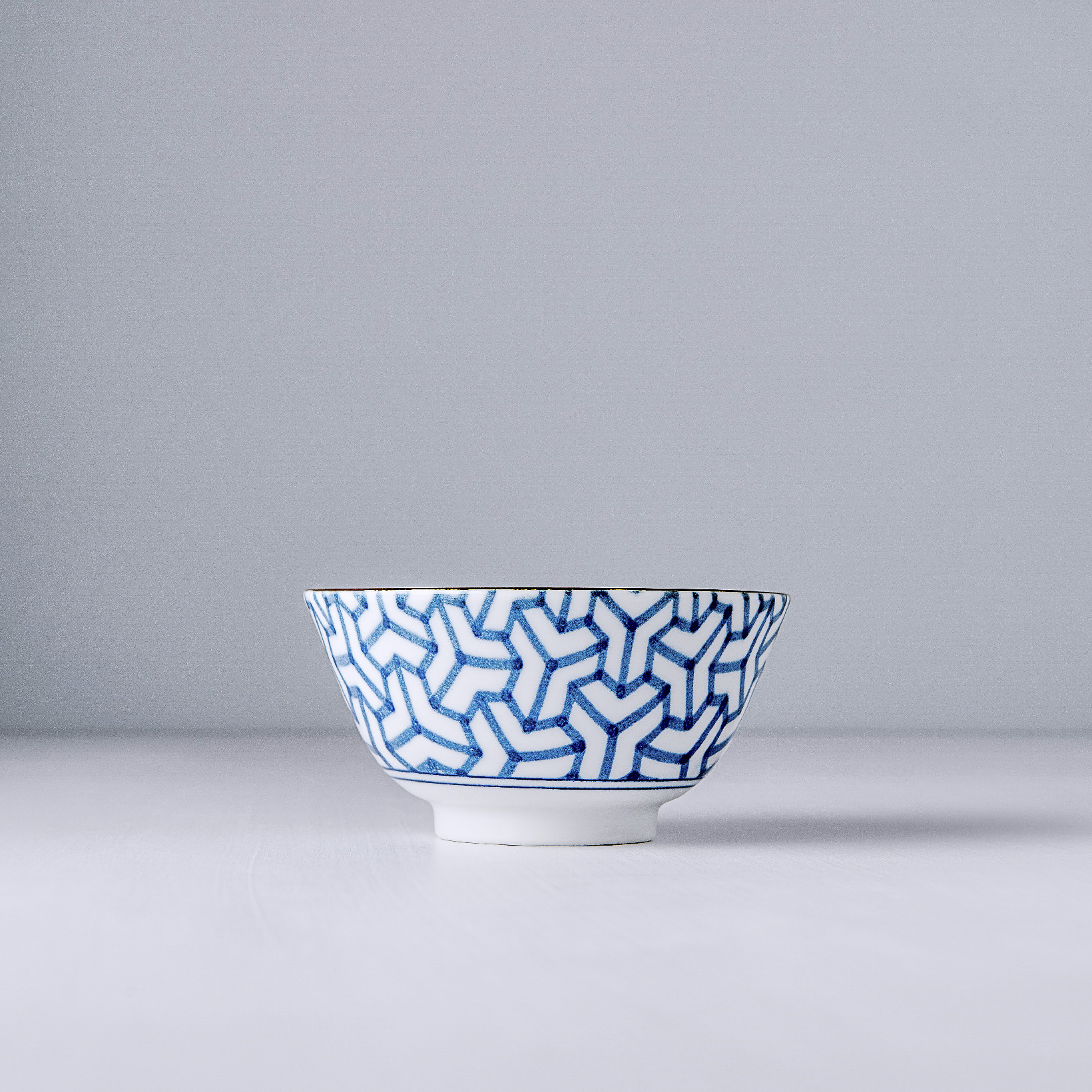 Serveerschaal INDIGO IKAT HERRINGBONE 13 cm, 350 ml, MIJ