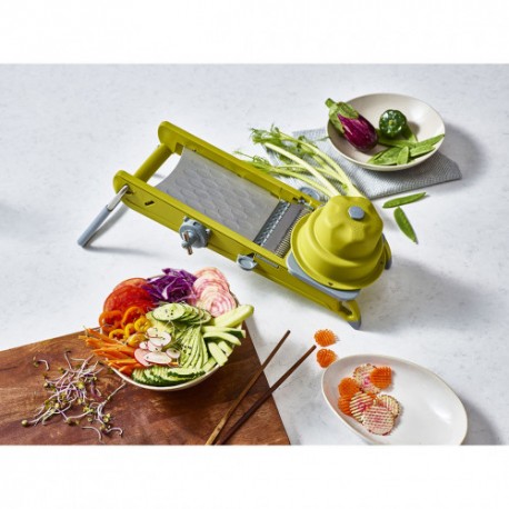 Mandoline SWING PLUS, groen, de Buyer