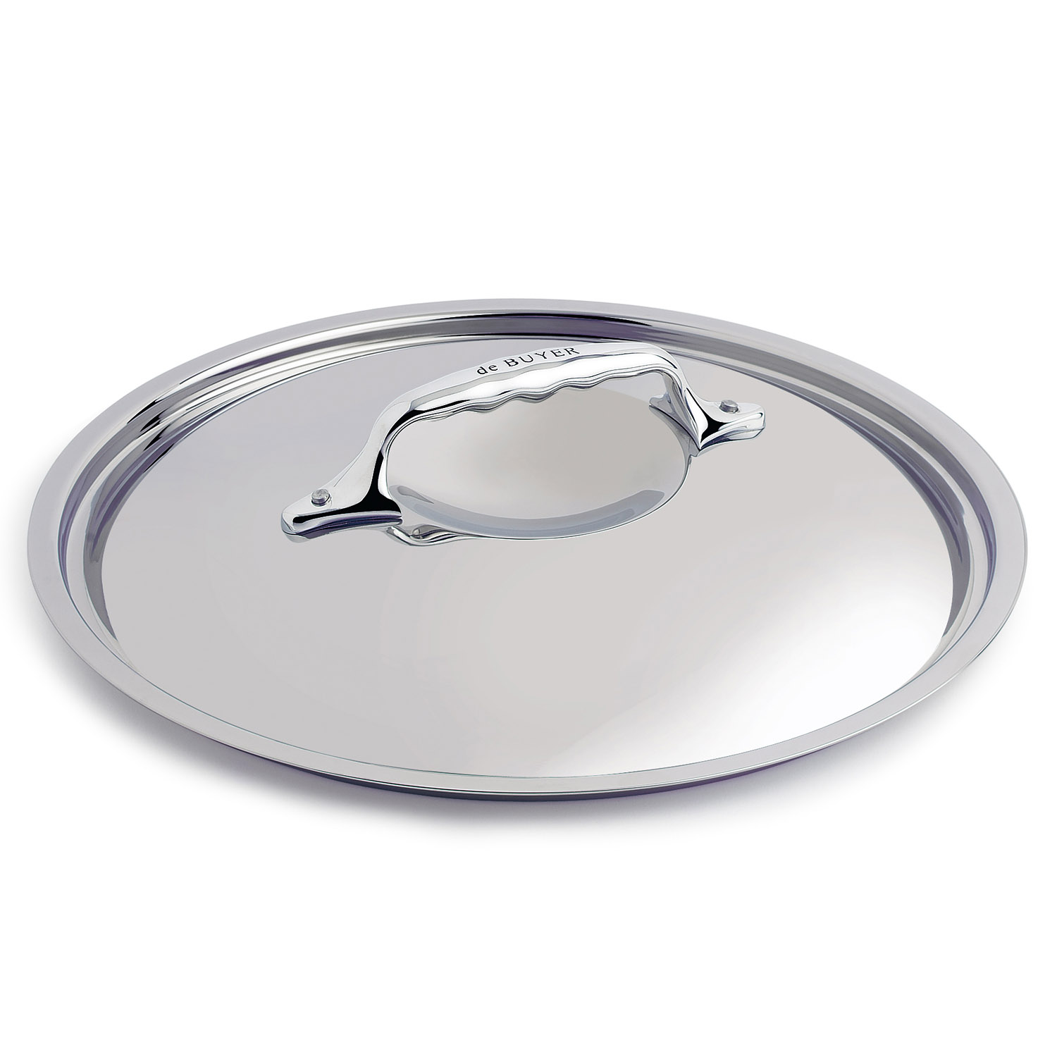 Pannendeksel 16 cm, roestvrij staal, de Buyer