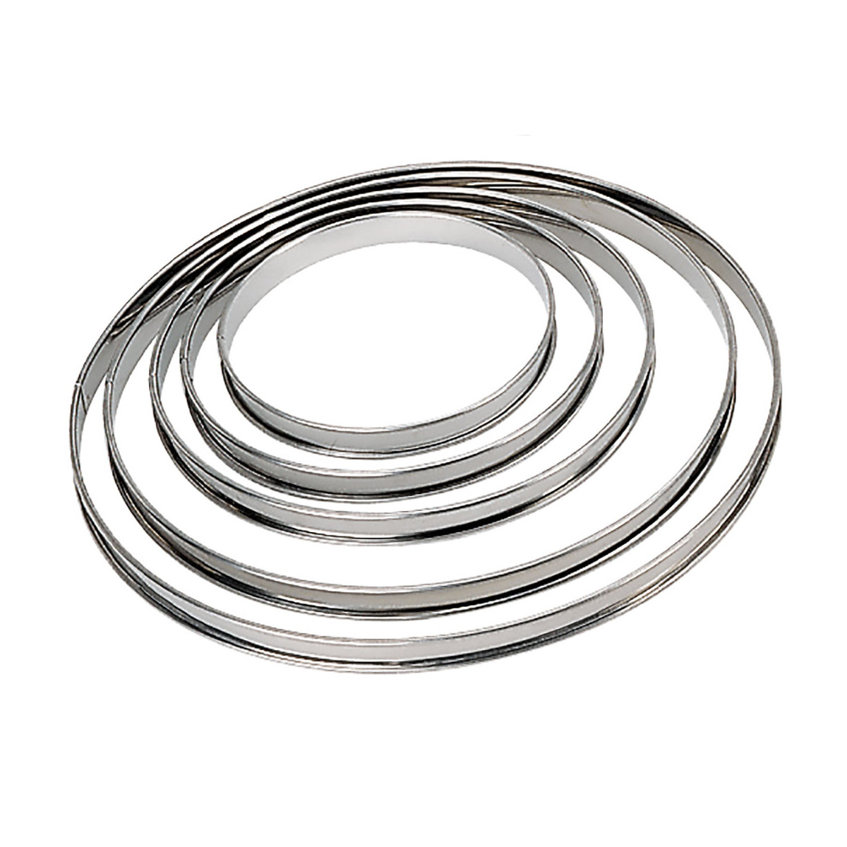 Bakring 10 cm, rond, RVS, de Buyer