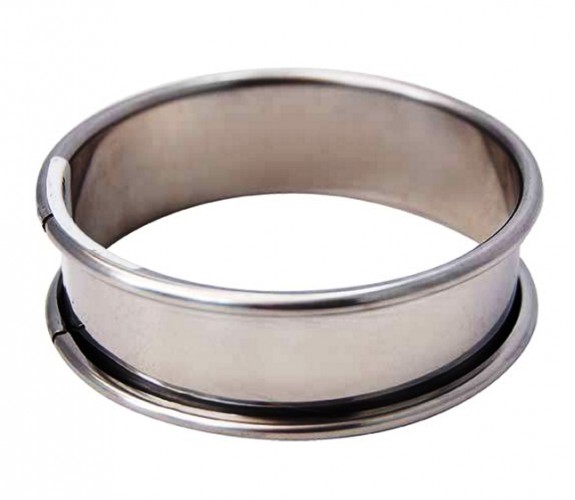 Bakring 10 cm, rond, RVS, de Buyer