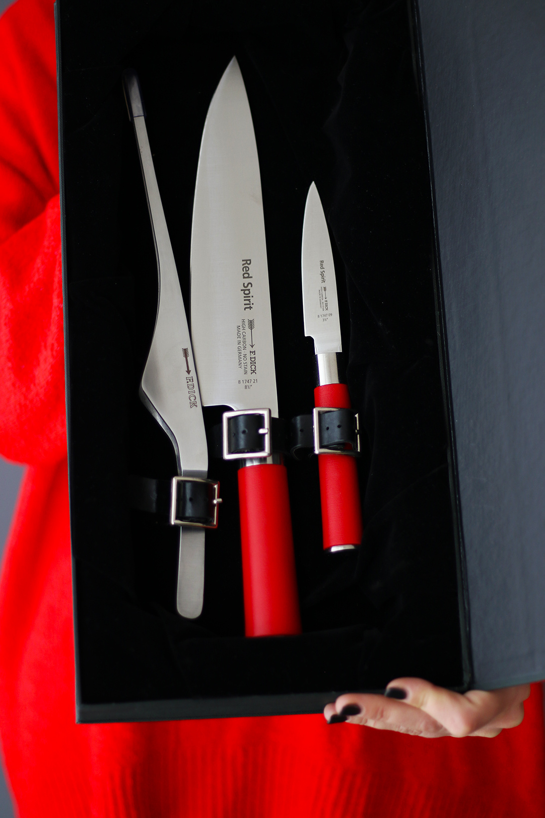 Messenset RED SPIRIT, 3-delig, F.Dick