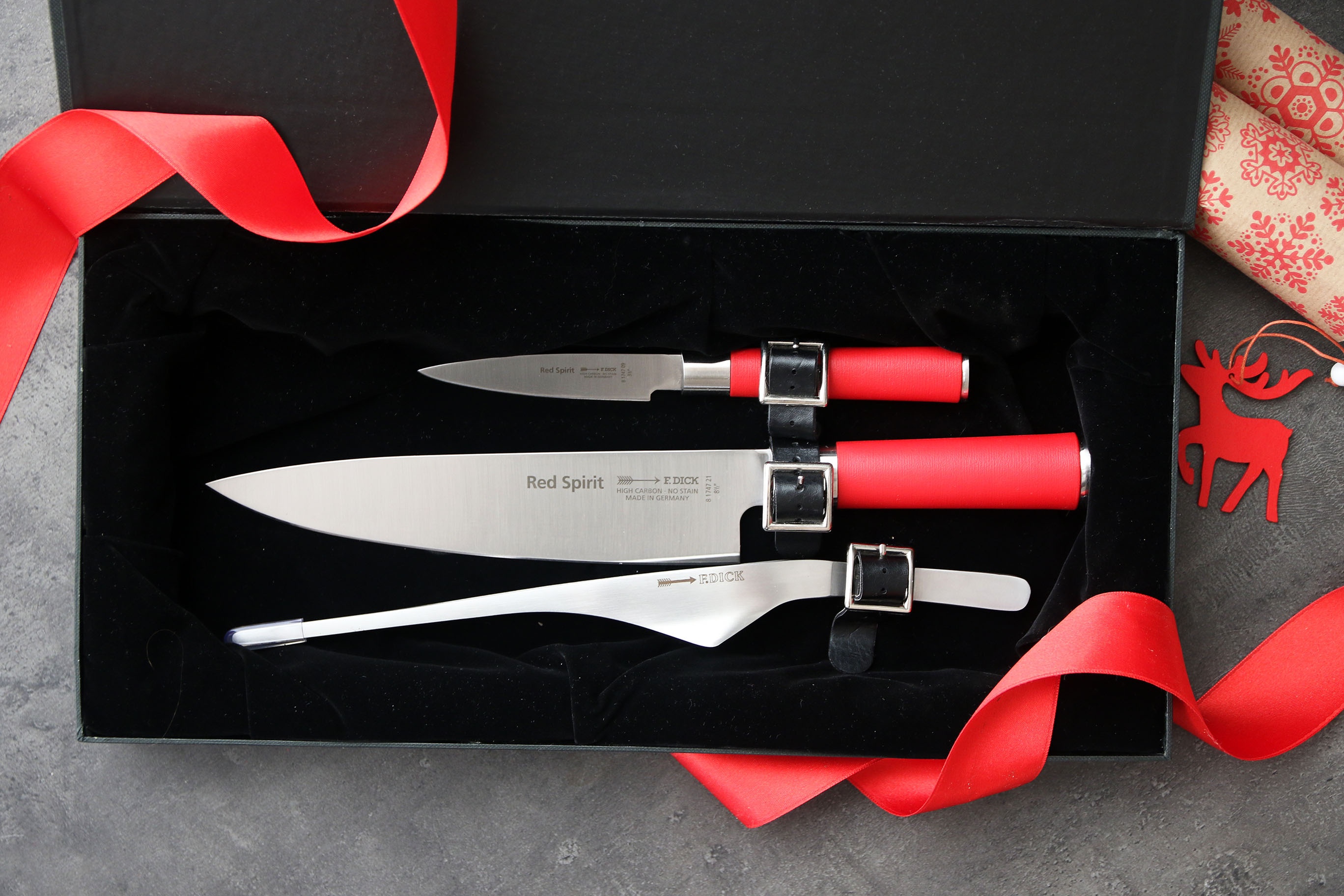 Messenset RED SPIRIT, 3-delig, F.Dick
