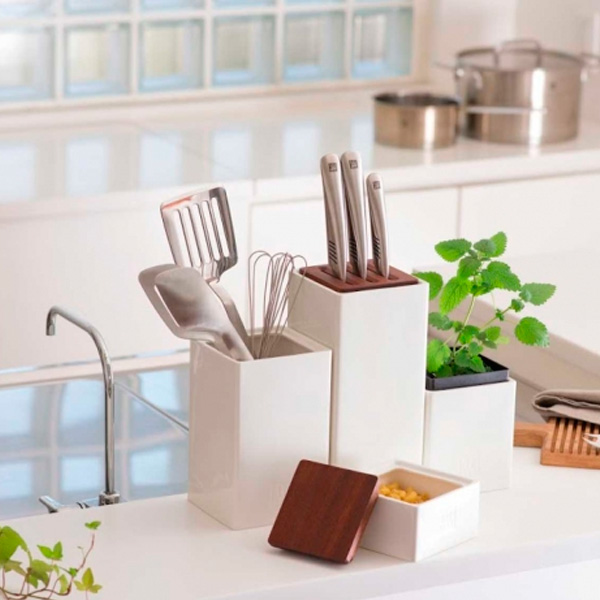 Keukenopberger (set), 4-delig, wit, Zwilling