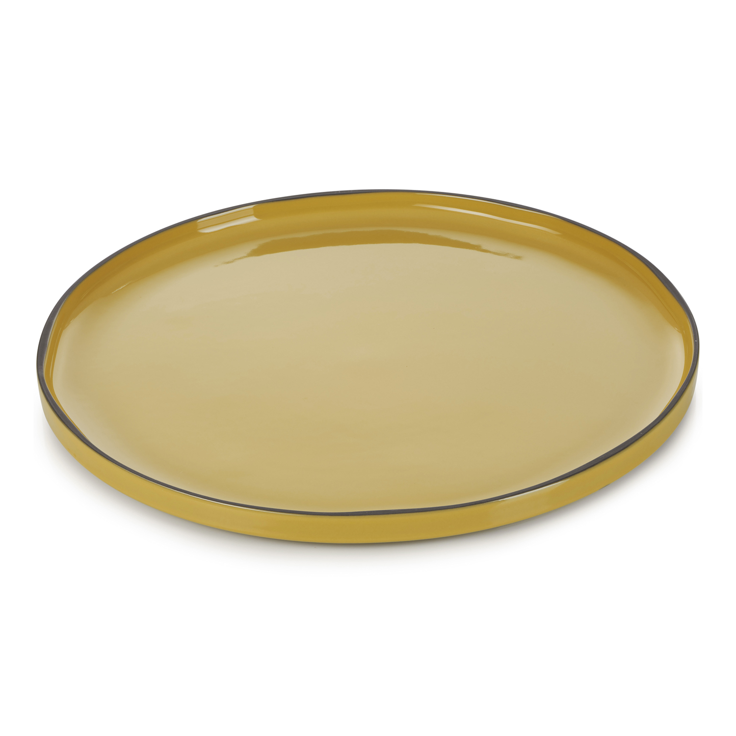 Serveerbord CARACTERE 30 cm, kurkuma, REVOL