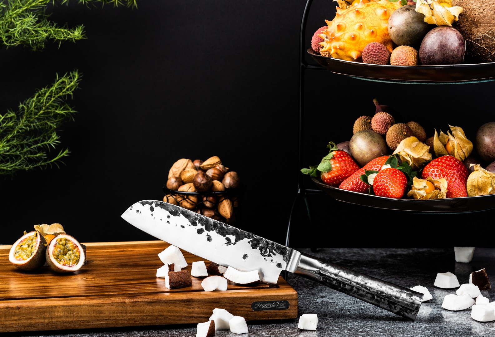 Santoku mes INTENSE 18 cm, Forged