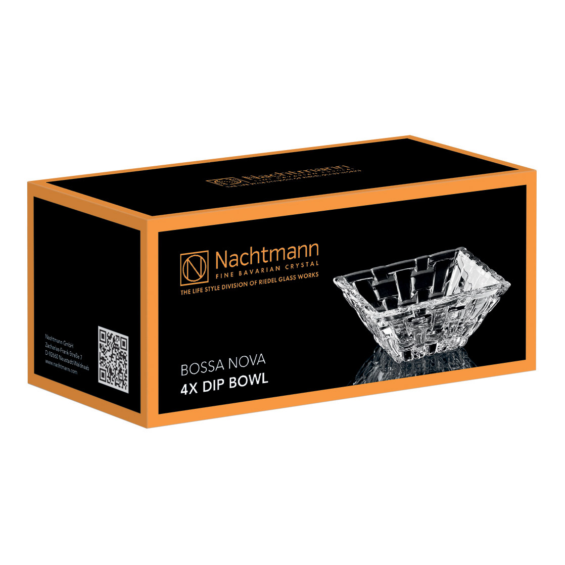 Tapasschaaltje BOSSA NOVA, set van 4 stuks, Nachtmann