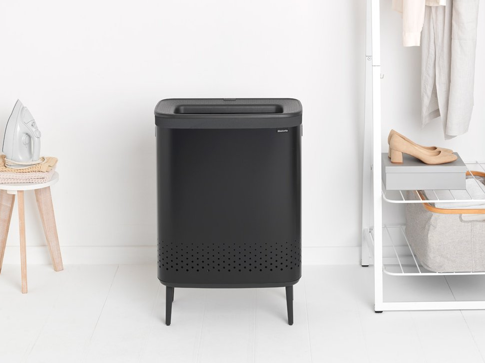 Wasmand BO 2 x 45 l, zwart, Brabantia