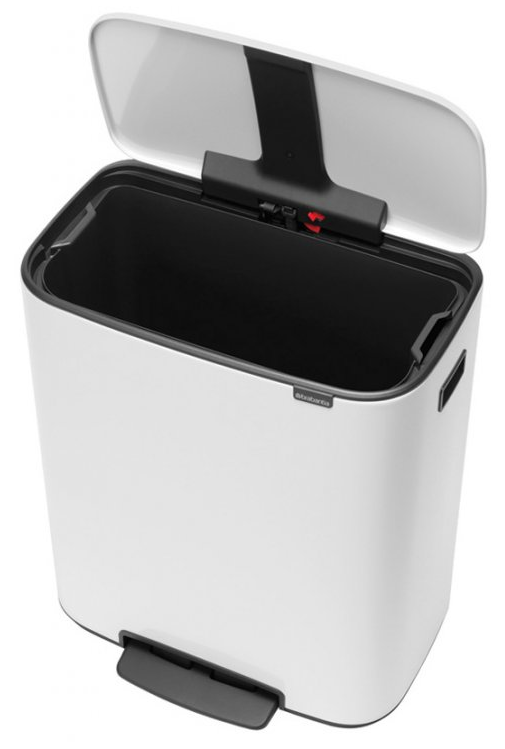 Pedaalemmer BO 60 l, wit, Brabantia