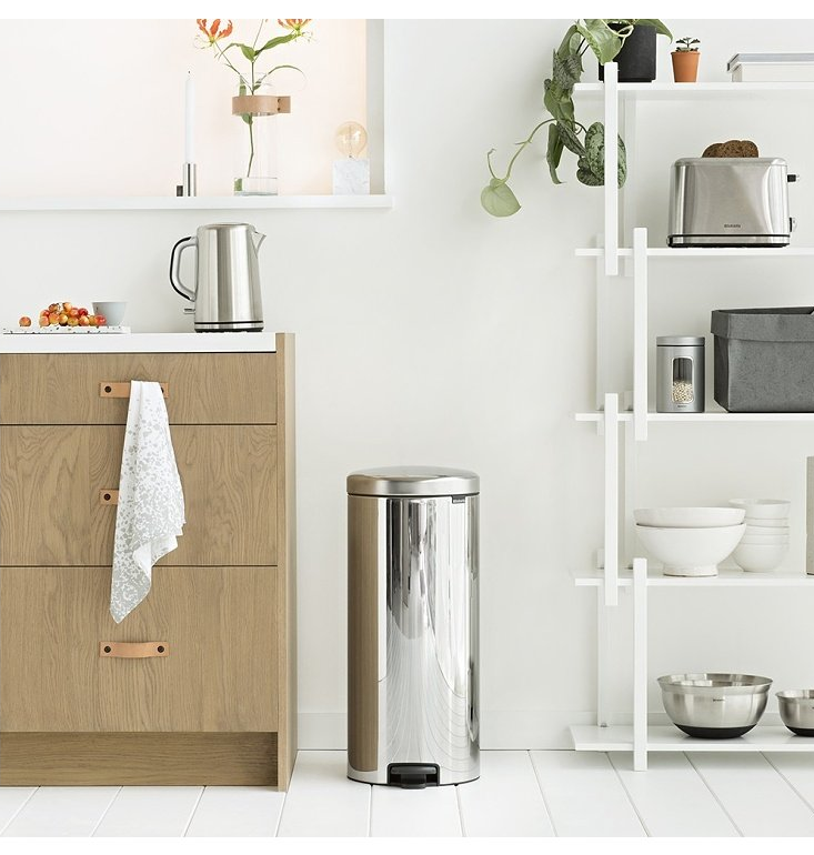 Pedaalemmer NEWICON 30 l, glanzend staal, Brabantia