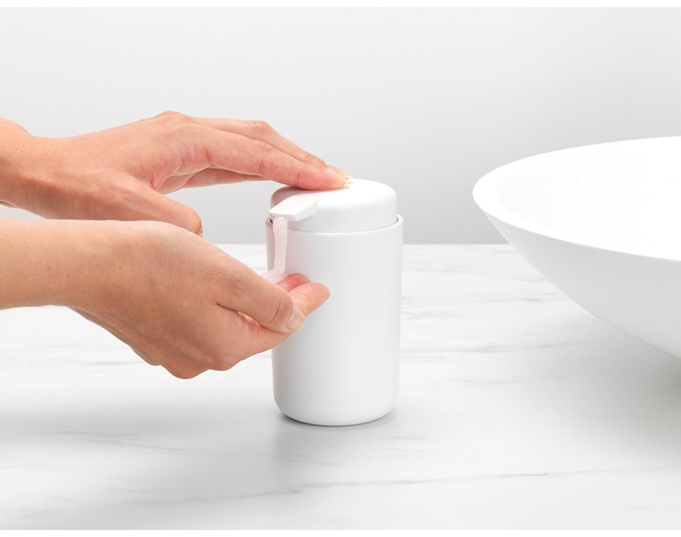 Zeepdispenser 250 ml, wit, Brabantia