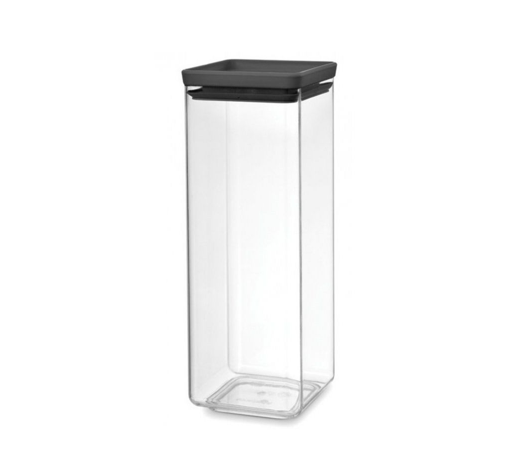 Vershoudbakje TASTY PLUS 2,5 l, donkergrijs, kunststof, Brabantia