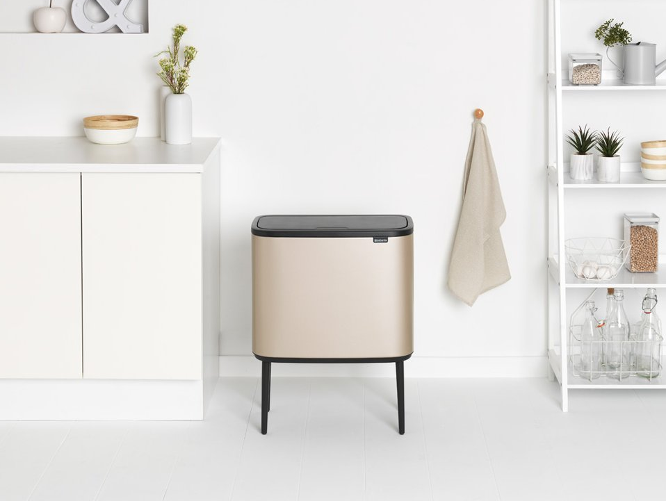 Touch prullenbak TOUCH BIN 36 l, champagne, Brabantia
