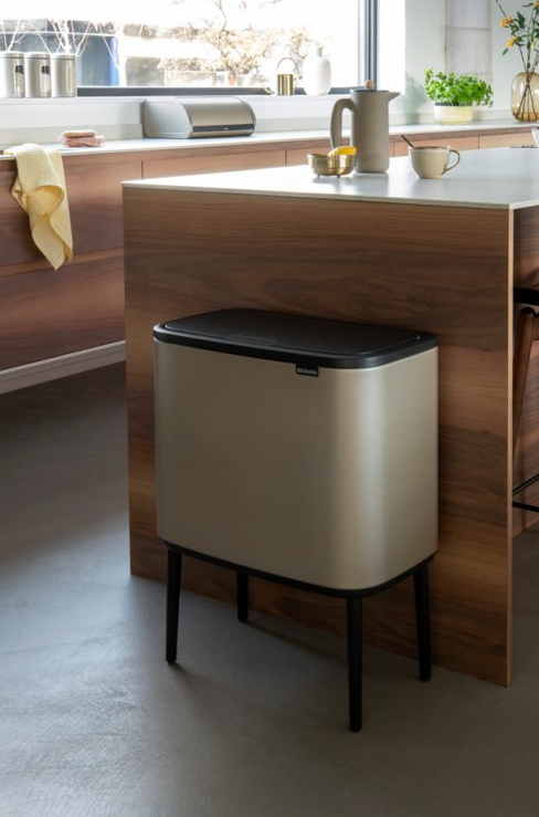Touch prullenbak TOUCH BIN 36 l, champagne, Brabantia