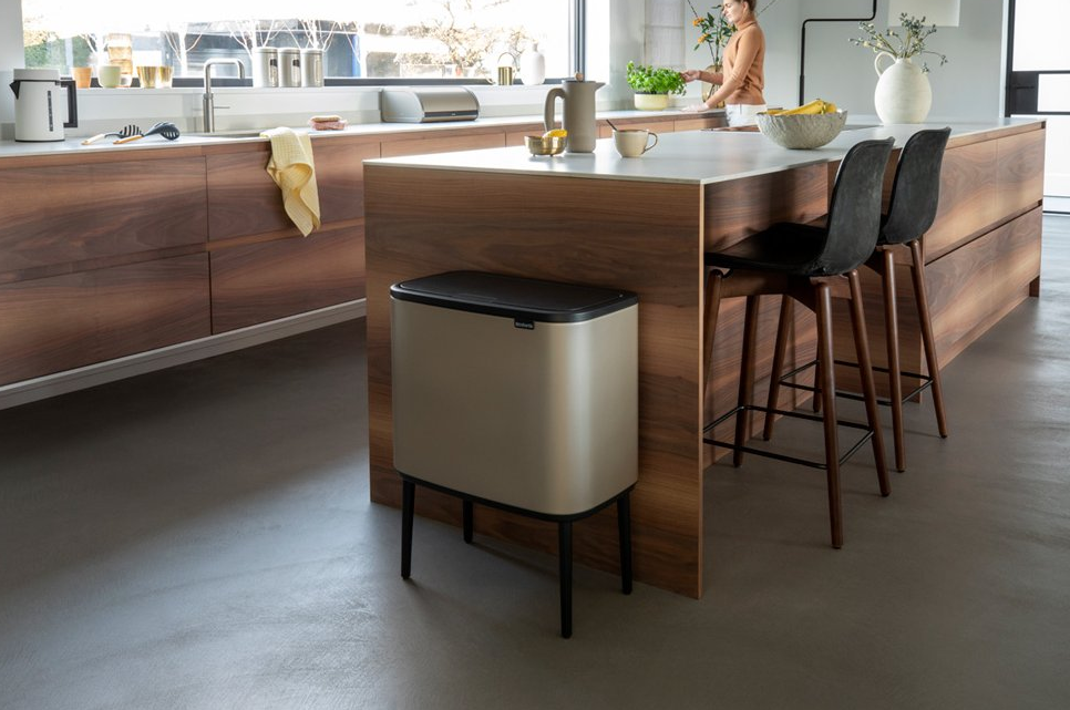 Touch prullenbak TOUCH BIN 36 l, champagne, Brabantia
