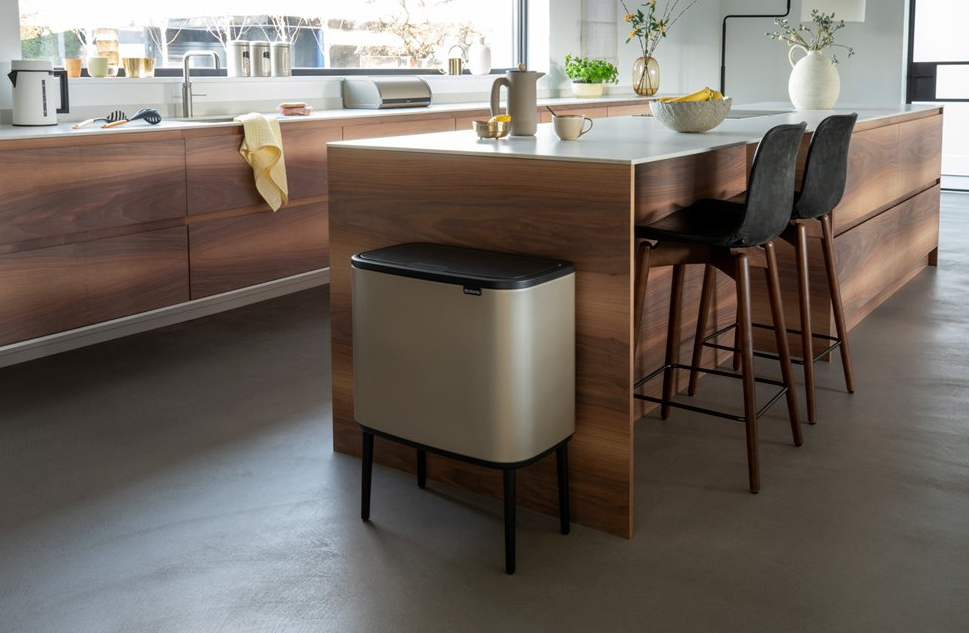 Touch prullenbak TOUCH BIN 36 l, champagne, Brabantia