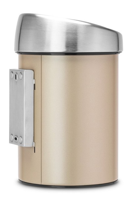 Touch prullenbak TOUCH BIN 3 l, champagne, Brabantia