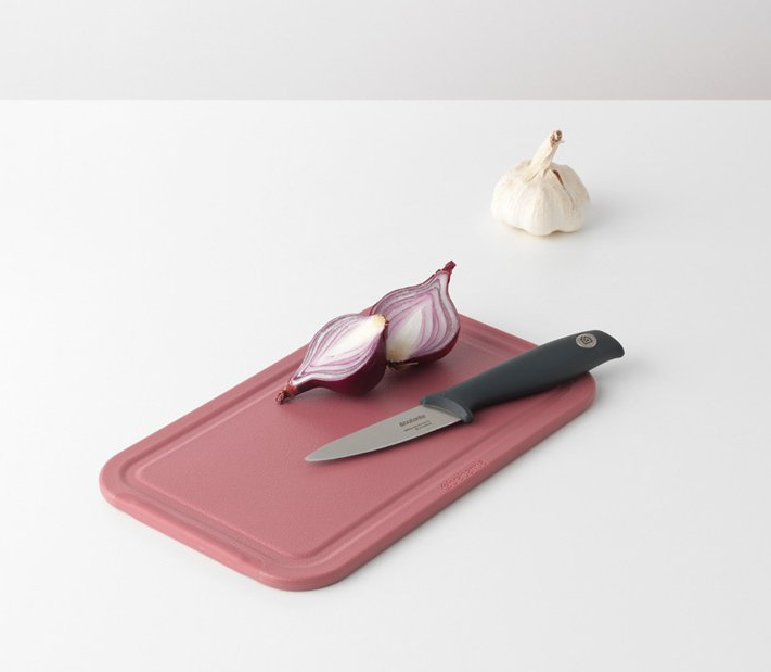 Snijplank 25 x 16 cm, roze, kunststof, Brabantia