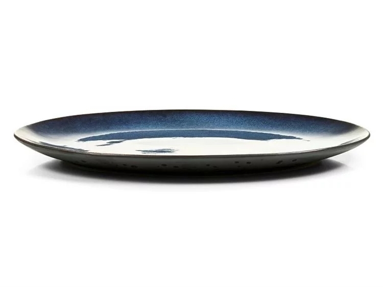 Serveerbord 45 x 34 cm, zwart/donkerblauw, Bitz