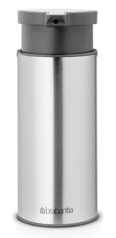 Zeepdispenser 200 ml, vingerafdrukbestendig, mat staal, Brabantia