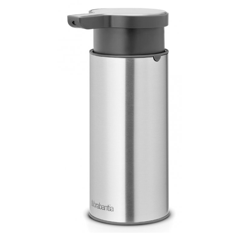 Zeepdispenser 200 ml, vingerafdrukbestendig, mat staal, Brabantia