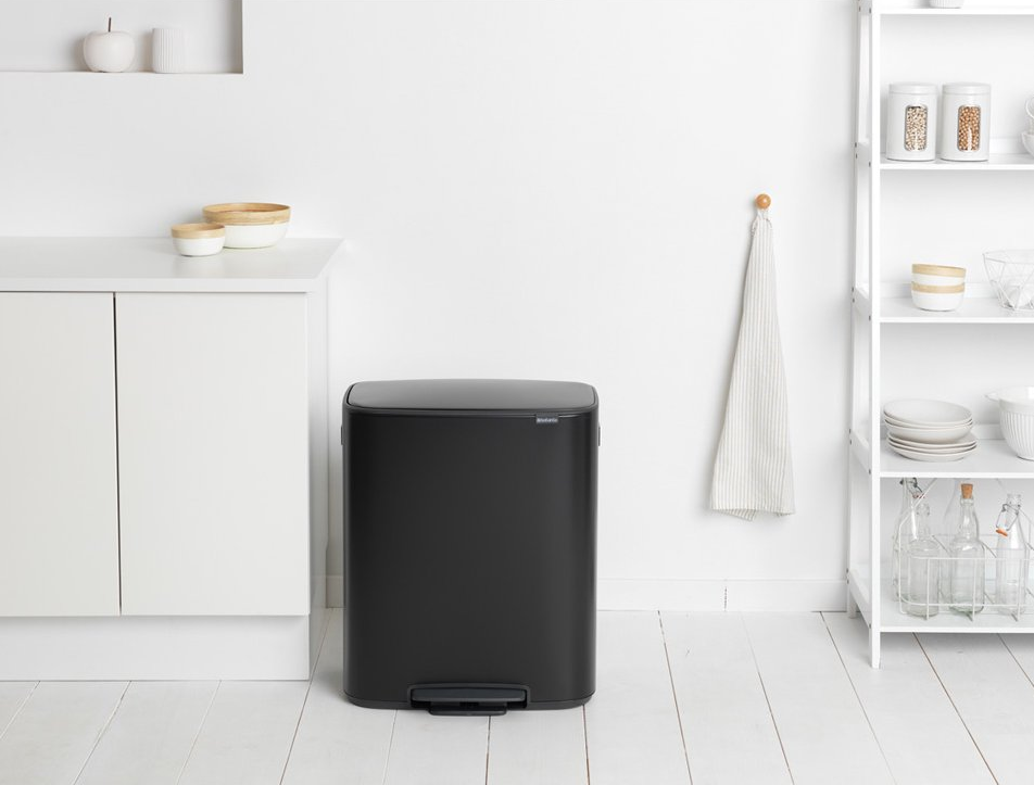 Pedaalemmer BO 60 l, zwart, Brabantia