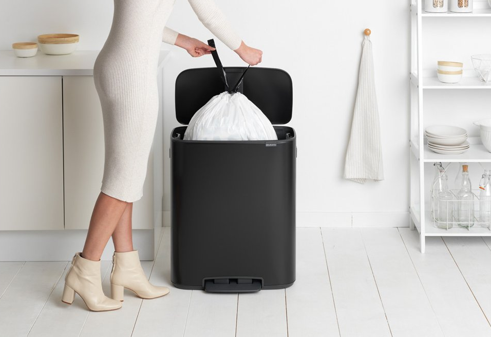 Pedaalemmer BO 60 l, zwart, Brabantia