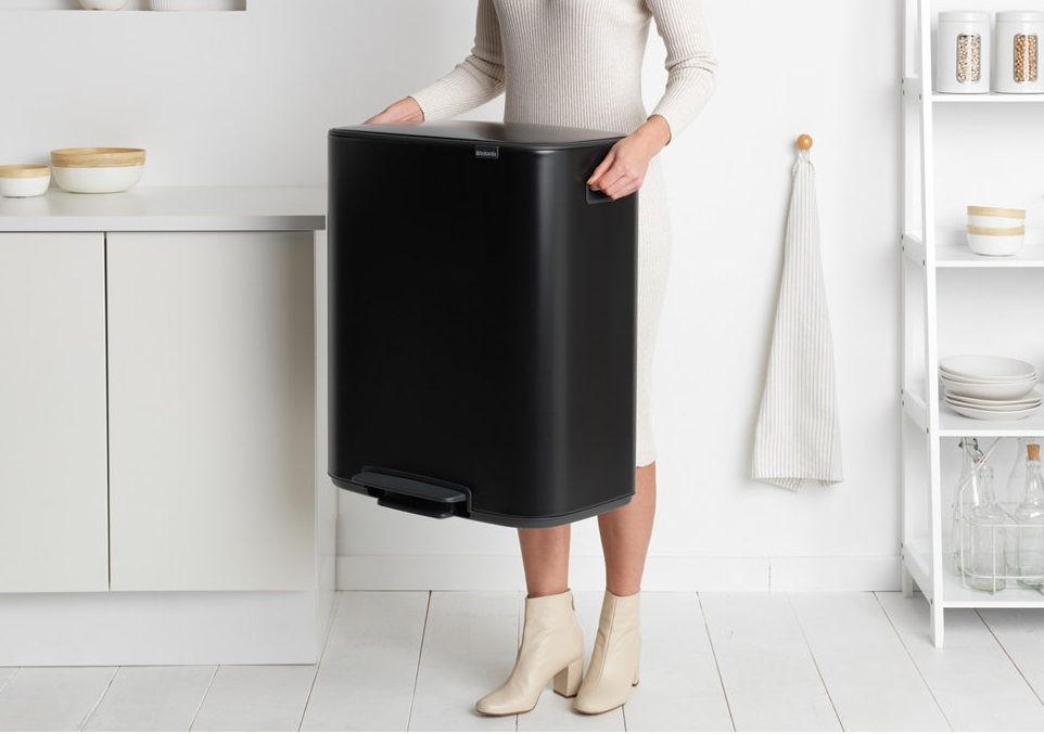 Pedaalemmer BO 60 l, zwart, Brabantia