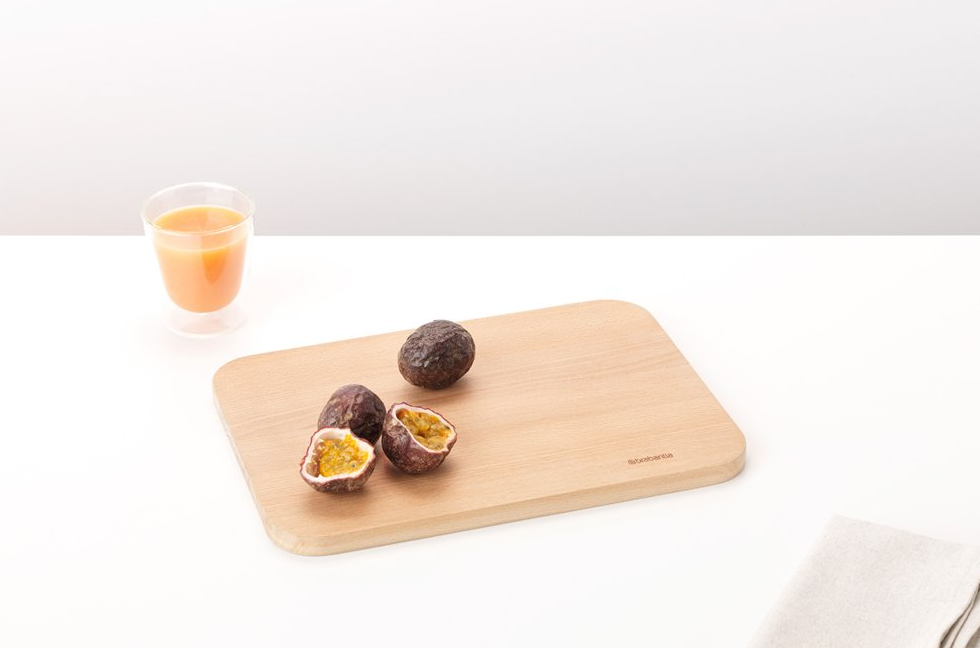 Snijplank 23 x 32 cm, bruin, hout, Brabantia