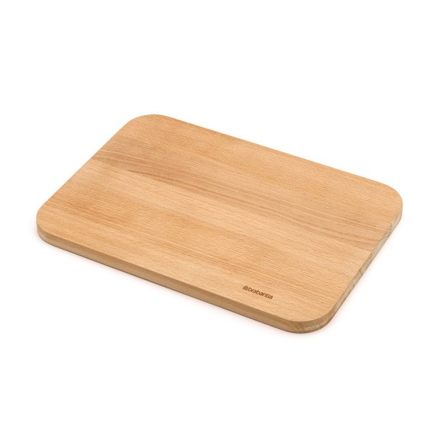 Snijplank 23 x 32 cm, bruin, hout, Brabantia