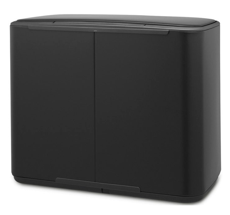 Pedaalemmer BO 11 + 23 l, mat zwart, Brabantia